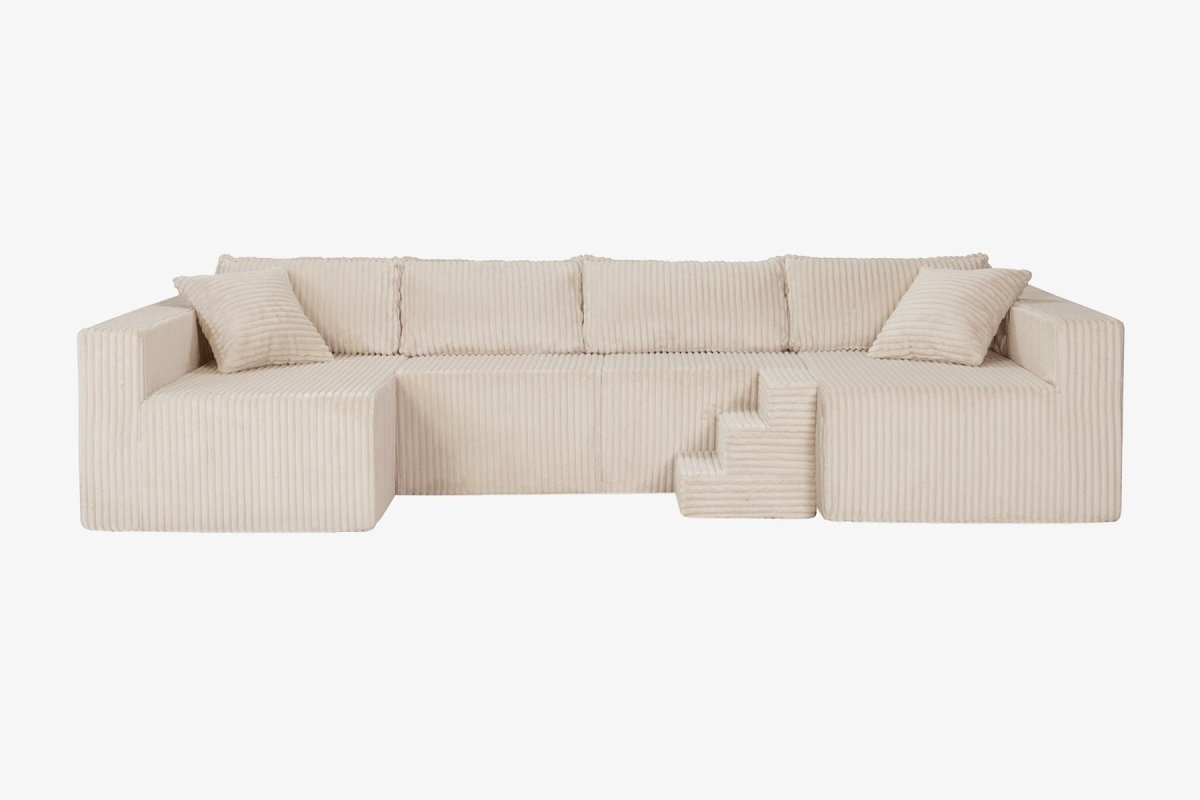 InnovarHome Astra 4-Seat Sleeper Sectional Sofa