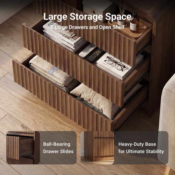 Claiks Arlo 3-Drawer Nightstands