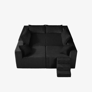 Claikis Astra 4-Seat Sleeper Sectional Sofa