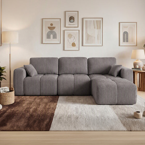 Claiks Elara Grid-Tufted Modular Sofa