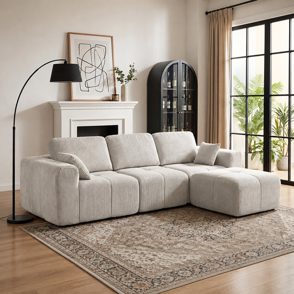 Claiks Elara Grid-Tufted Modular Sofa
