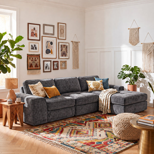 Claikis Elara Wide-Arm Sectional Sofa