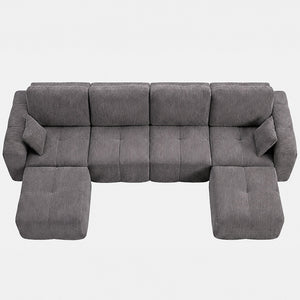 Claiks Elara Grid-Tufted Modular Sofa
