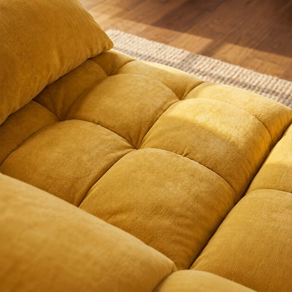 Claikis Elara 4‑Seat Cut-Pile Sectional Sofa