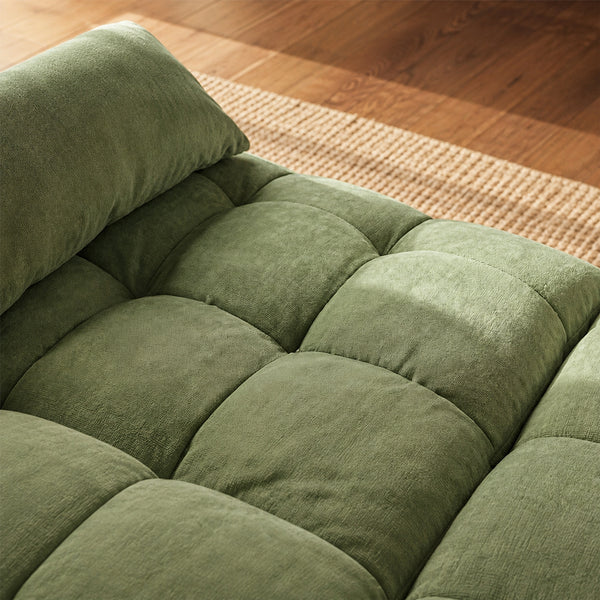 Claikis Elara 4‑Seat Cut-Pile Sectional Sofa