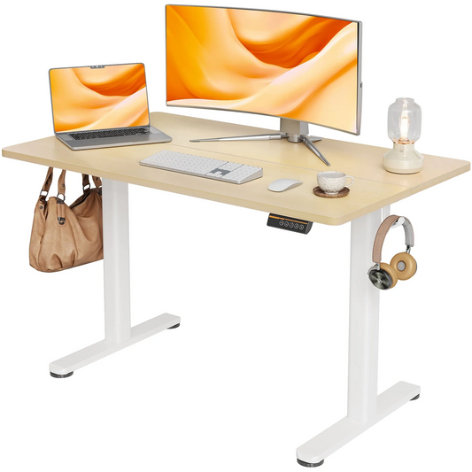 Natural Electric  Adjustable Height Standing Desk-CL03-QM