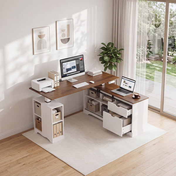 Claiks Rowan L-Shaped Standing Desk
