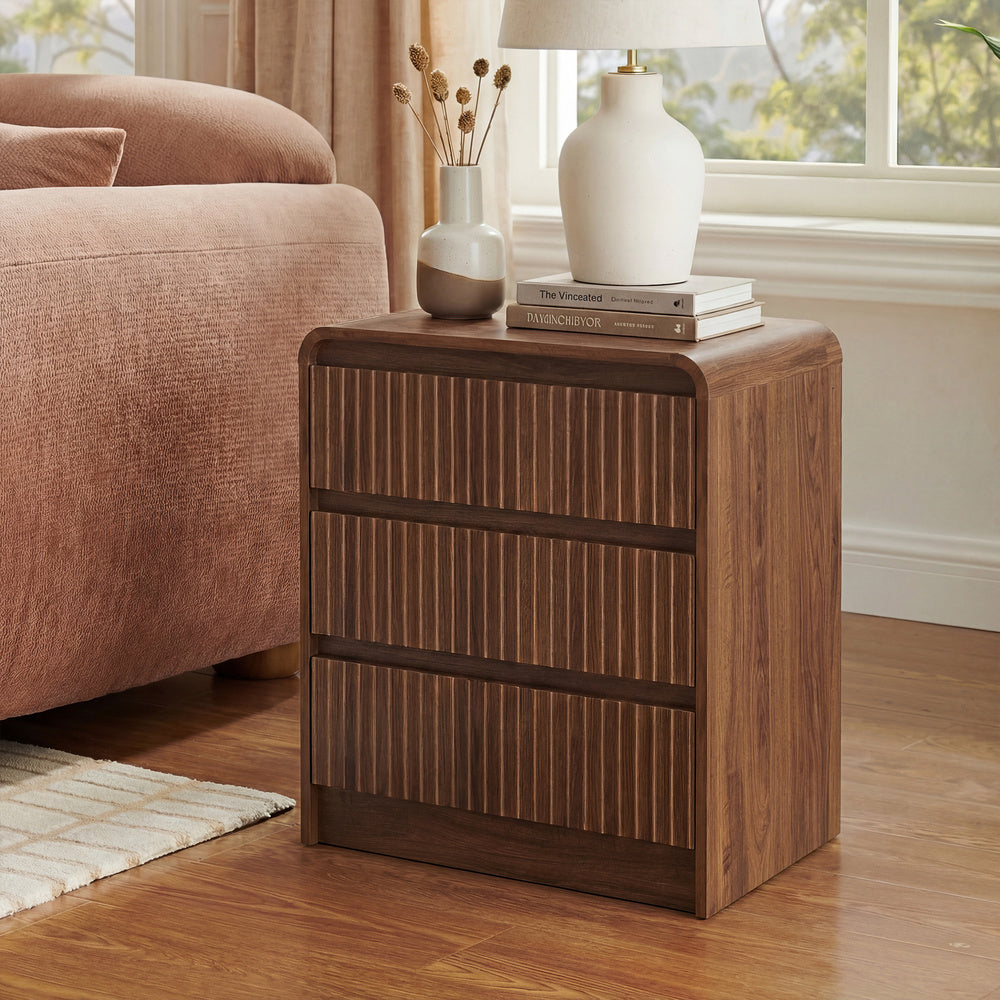 Claiks Arlo 3-Drawer Nightstands