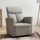 Claiks Power Recliner Chair for Adults, Adjustable Reclining Chair, Comfortable Recliner Couch with Side Pockets&Wire Remote Control, for Living Room, Home Theater, Bedroom, Linen Fabric