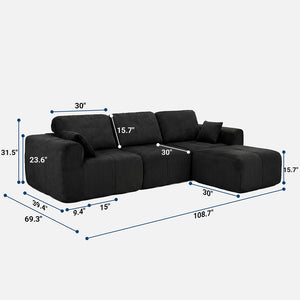 Claiks Elara Grid-Tufted Modular Sofa