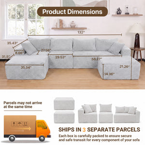 Claiks Astra Flex Modular Sectional Sofa
