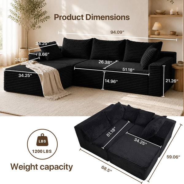 Claiks Astra Flex Modular Sectional Sofa