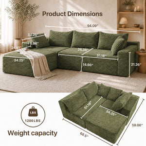 Claiks Astra Flex Modular Sectional Sofa