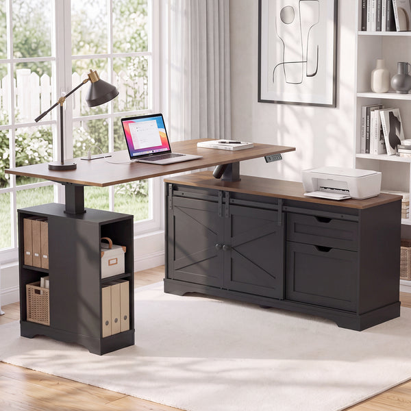Claiks Rowan L-Shaped Standing Desk
