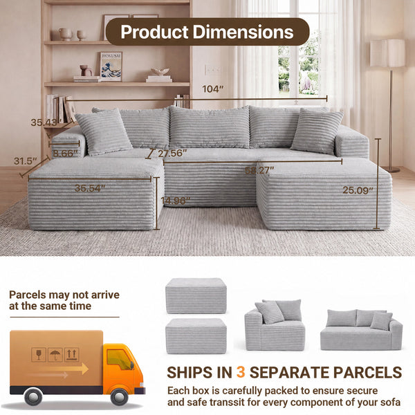 Claiks Astra Flex Modular Sectional Sofa