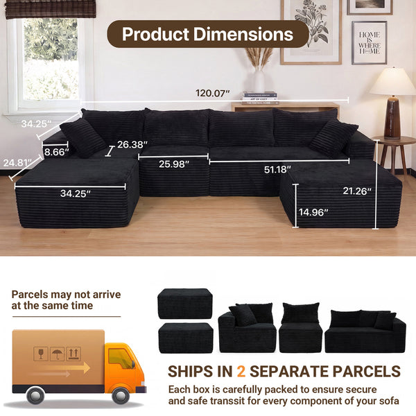 Claiks Astra Flex Modular Sectional Sofa