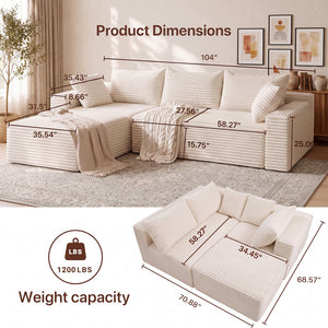 Claiks Astra Flex Modular Sectional Sofa