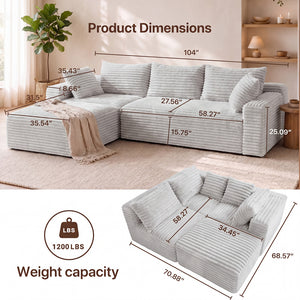 Claiks Astra Flex Modular Sectional Sofa