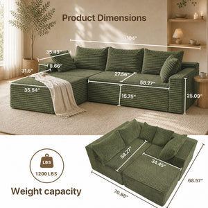 Claiks Astra Flex Modular Sectional Sofa