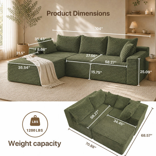 Claiks Astra Flex Modular Sectional Sofa