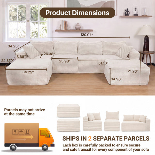 Claiks Astra Flex Modular Sectional Sofa