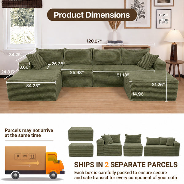 Claiks Astra Flex Modular Sectional Sofa