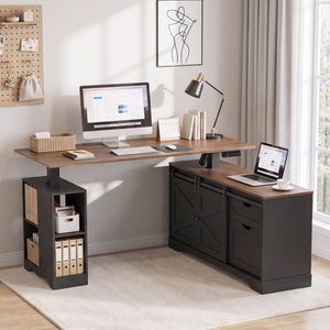 Claiks Rowan L-Shaped Standing Desk