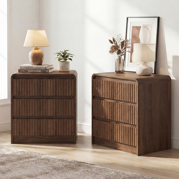 Claiks Arlo 3-Drawer Nightstands