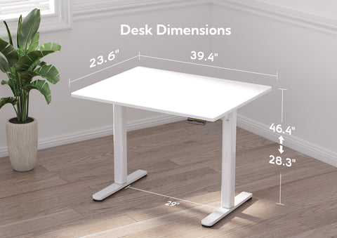 Glass Standing Desk