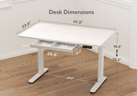 Standing Desk with Drawers