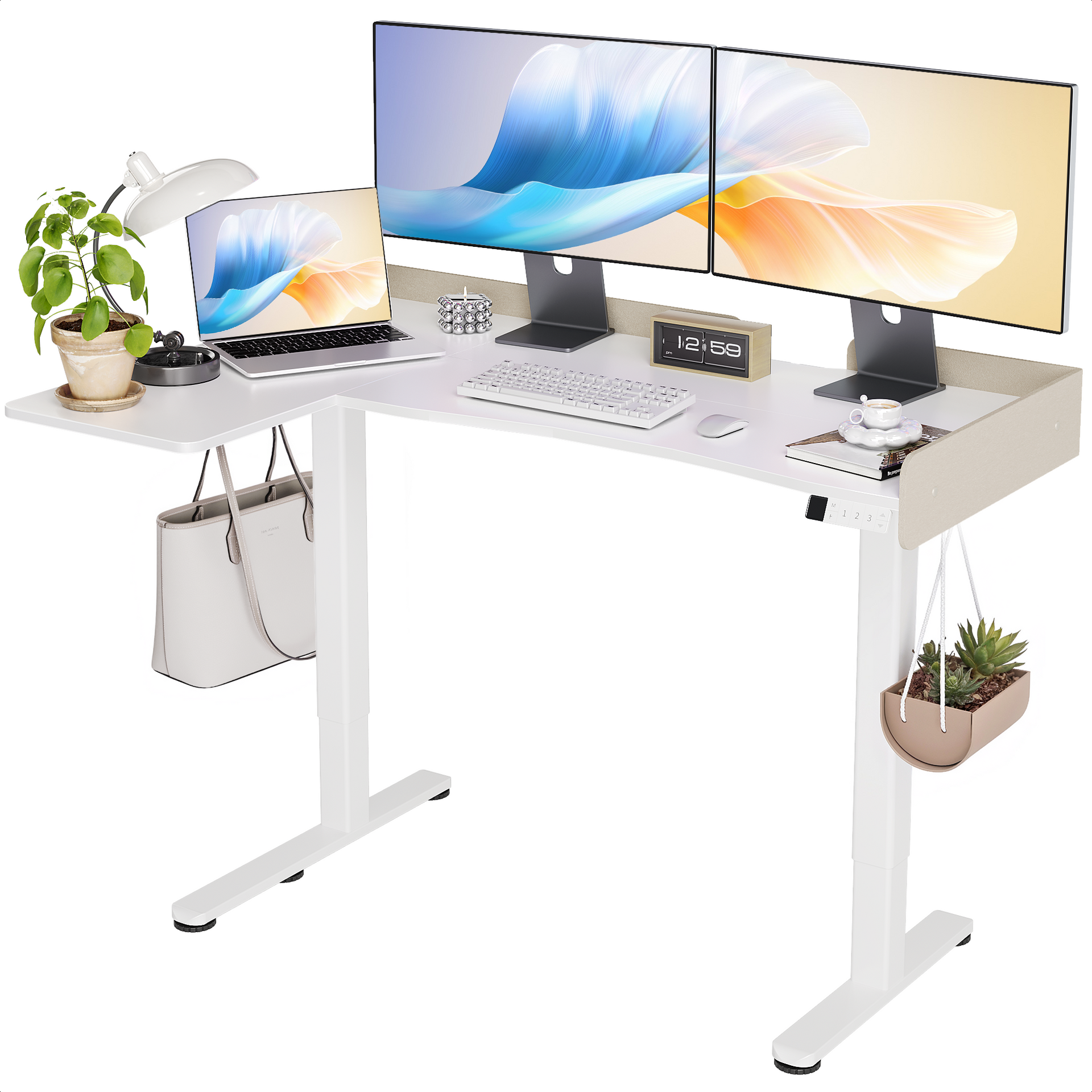 Claiks 昇降デスク 大きめ 電動 スタンディングデスク テーブル Claiks Claiks 昇降デスク 大きめ 電動 スタンディングデスク テーブル Claiks