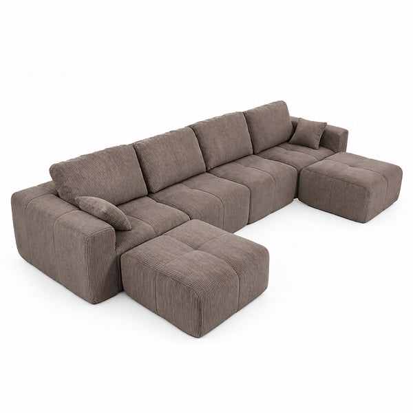 Claiks Elara Grid-Tufted Modular Sofa