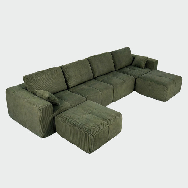 Claiks Elara Grid-Tufted Modular Sofa