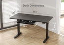 Black Electric Standing Desk Adjustable Height with Drawers-JX3-HM