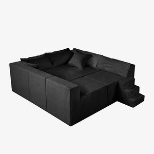 Claikis Astra 4-Seat Sleeper Sectional Sofa
