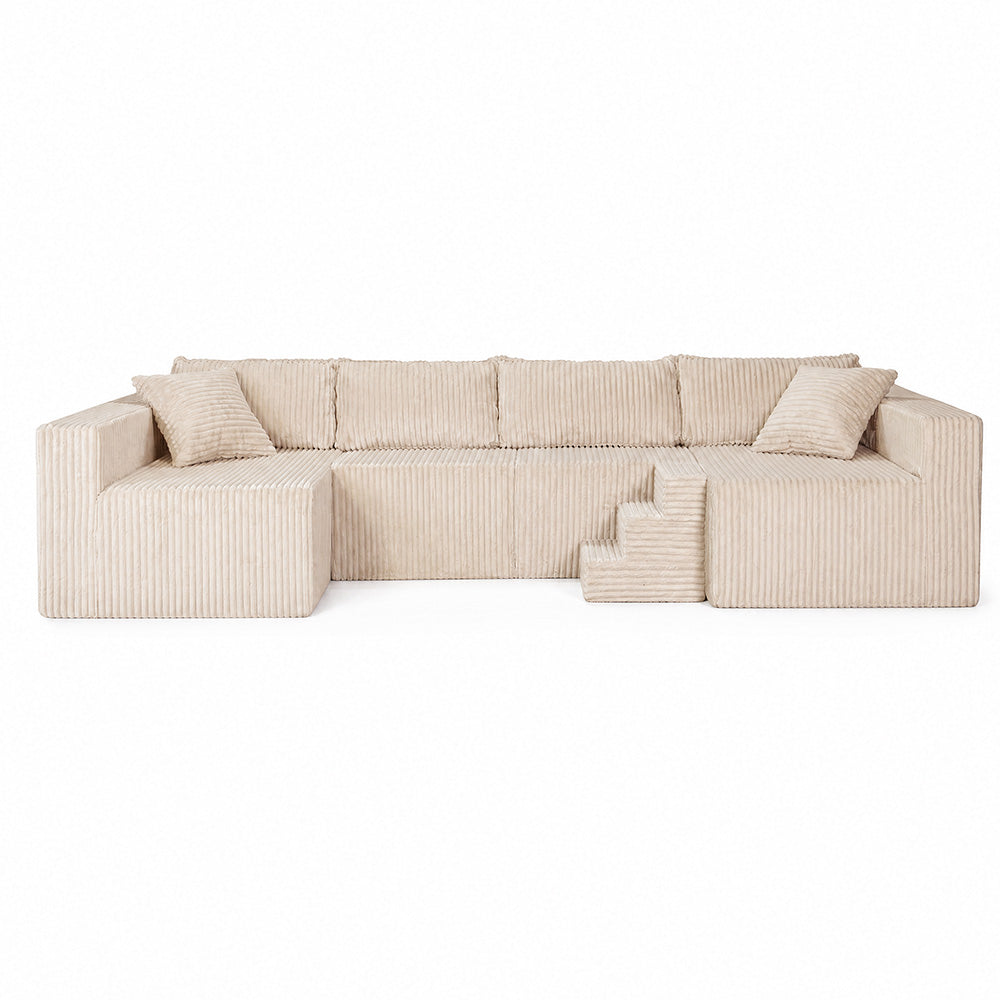 Claikis Astra 4-Seat Sleeper Sectional Sofa
