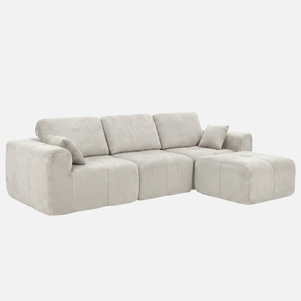 Claiks Elara Grid-Tufted Modular Sofa