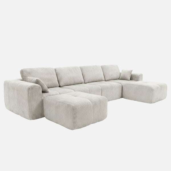 Claiks Elara Grid-Tufted Modular Sofa