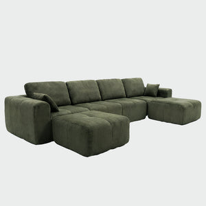 Claiks Elara Grid-Tufted Modular Sofa