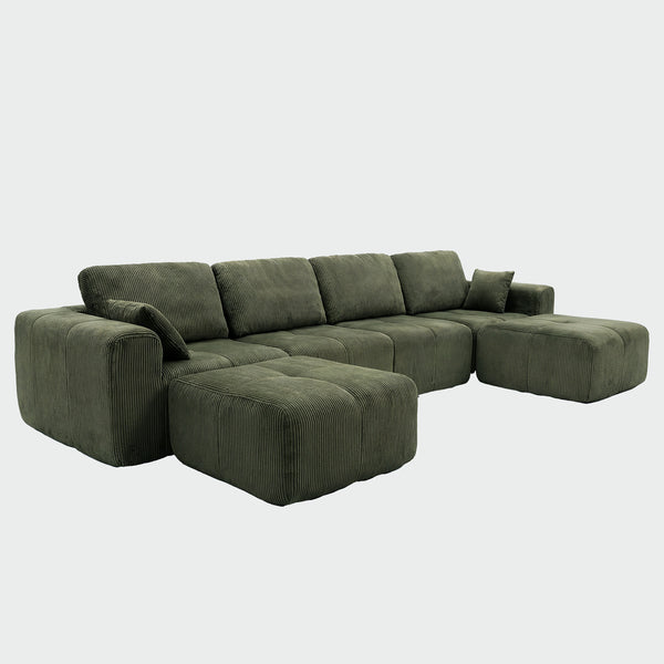Claiks Elara Grid-Tufted Modular Sofa