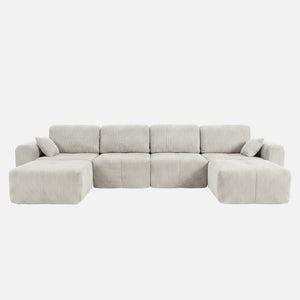 Claiks Elara Grid-Tufted Modular Sofa