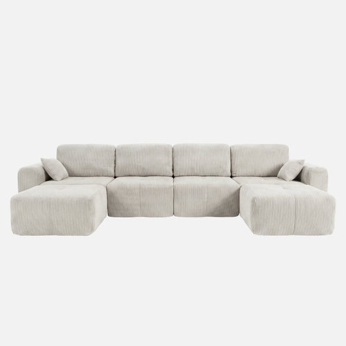 Claiks Elara Grid-Tufted Modular Sofa