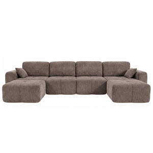 Claiks Elara Grid-Tufted Modular Sofa