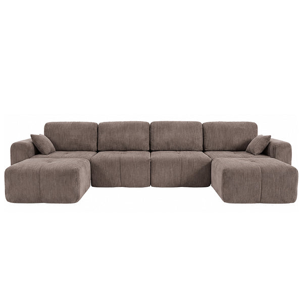 Claiks Elara Grid-Tufted Modular Sofa