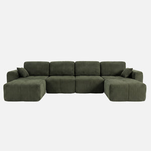 Claiks Elara Grid-Tufted Modular Sofa