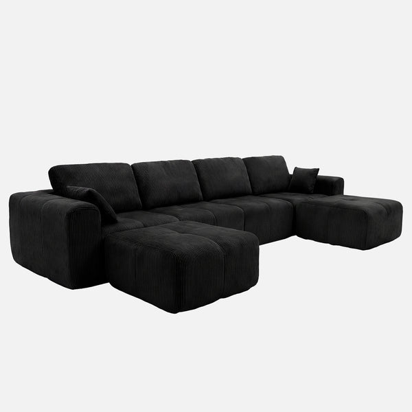Claiks Elara Grid-Tufted Modular Sofa