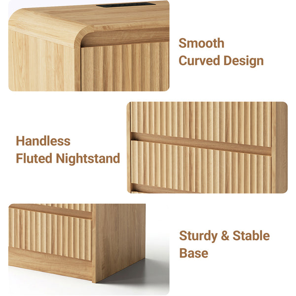 Claiks Arlo 3-Drawer Nightstands