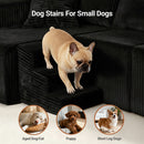 Claiks 128" Modular Sectional Sofa, Modern U-Shaped Cloud Couch with Double Chaise, Boneless Couch with 6 Pillows, Deep Seat Sofa for Living Room Bedroom, No Assembly Required, Black