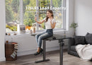 55 x 24 Inch Adjustable Height Stand Up Desk, Sit Stand Computer Desk for Home Office, Black