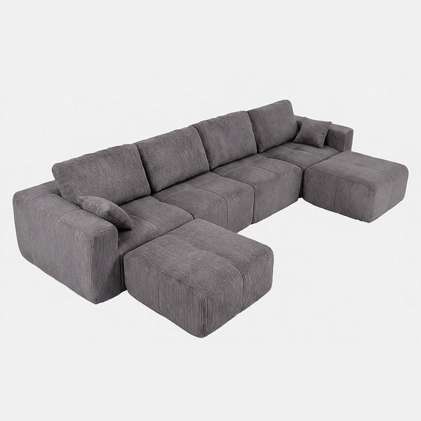 Claiks Elara Grid-Tufted Modular Sofa
